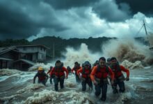 Banjir Bandang Mendadak, Relawan Bergerak Cepat